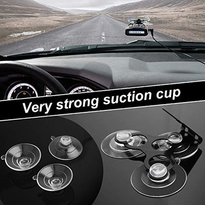 Windshield Suction Cup Mount Holder Compatible with Cobra Radar | Radar Detector Mount Compatible with Cobra RAD 450, 8-Band, ESD-6100, ESD-7000, XRS-9300, PRO-9780 and All Recent Models