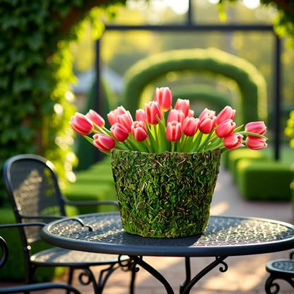 SuperMoss (55204 Carmel Deco Basket, Fresh Green, 10in Drop in - size: 10" Drop-in