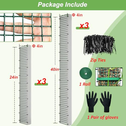 60"/40"/24" Metal Moss Pole, D Shape Sphagnum Moss Pole, Moss Poles for Climbing Plants, Monstera, Indoor Climbing Plants (3 Each of 40" 24") - style: 3 Each of 40" 24"