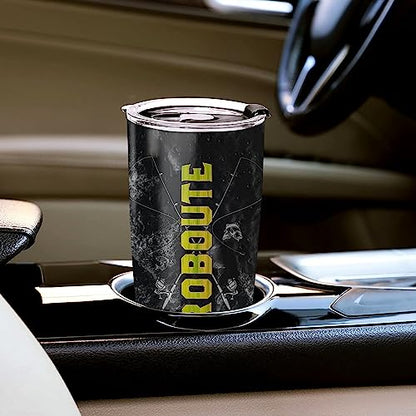 WAZONE Personalized Fishing Tumbler Can't Work Today My Arm Is In A Cast Stainless Steel 20oz 30oz Coffee Travel Mug Birthday Christmas Customized Gifts Name for Men Fisherman Fishing Lovers - color: Fishing
