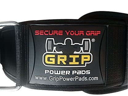 Grip Power Pads Gym Weight Lifting 6" Wide Neoprene Double Belt for Men Back Lumber Support Fitness Exercise Bodybuilding - size: 2X-Large 45" - 48.5"