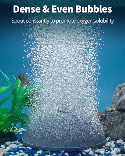 Pawfly Aquarium Air Stone 6 Inch, Fish Tank Bread Air Stone Bubbler Oxygen Diffuser for Large Air Pump Fish Tank Outdoor Garden Pond and DWC System - size: 6 Inch