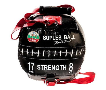 Suples Ball Strength – Bulgarian Bag Alternative for Functional Training, MMA, Wrestling, Judo, Grappling & Core Workouts - size: 17lbs, style: Suples Ball