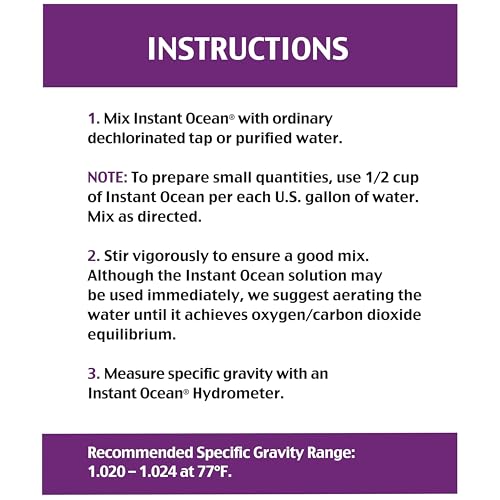 Instant Ocean Sea Salt for Marine Fish Tank Aquariums, Nitrate & Phosphate-Free - size: 200 Gallon