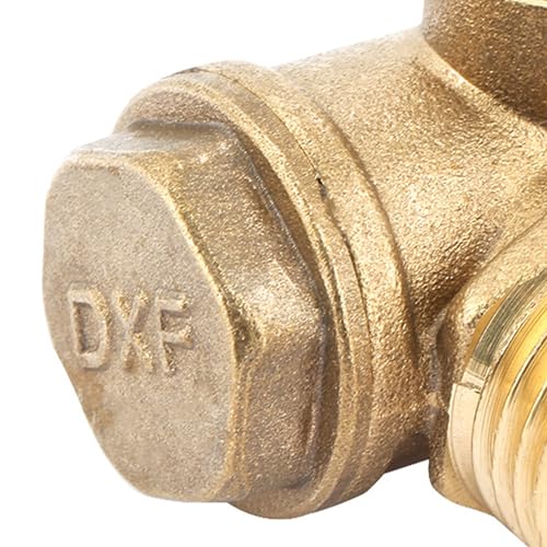 Central Pneumatic Compressor Parts, Air Compressor Check Valve, 3 Port Brass Air Compressor Male Threaded, for Tube Connector Tool