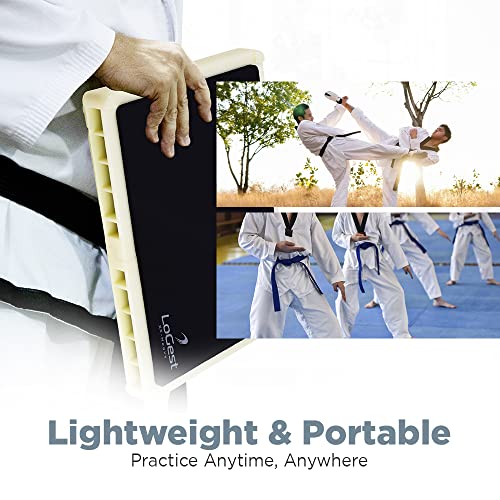 Logest Rebreakable Boards Martial Arts - Taekwondo Karate MMA Boards - Reusable Plastic Training Breaking Boards for Kids & Adults Available in 6 Levels of Difficulty Taekwondo Boards for Breaking - color: Yellow - Light