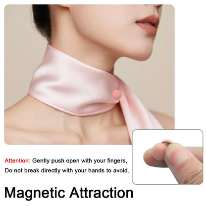 12 Pairs of Multi-Purpose Magnetic Pins, Strong Headband Magnetic Pins, Needleless Safety, Suitable for Women's Scarves, Shirts, Dresses, Clothes, Bags, Refrigerator Magnets (Matte, Glossy)