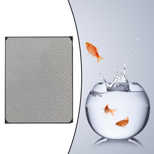 Anti Jumping Net Cuttable DIY Aquarium Screen Top Mesh Protect Carp Fish from Jumping Out of Tank Easy to Install - color: 30cmx20cm