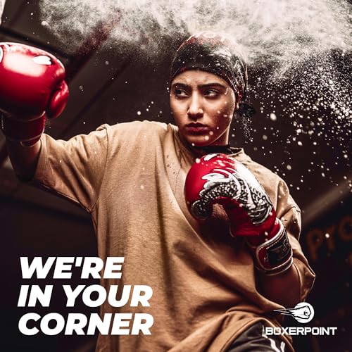 BOXERPOINT Speed Bag for Boxing - Durable PU Leather Punching Bag for Adults - Anti-Leak Boxing Bags Home Gym Training Equipment, Portable Heavy Bags - Large Reflex Ball, Indoor & Outdoor