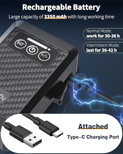 Pawfly Aquarium Lithium Battery Powered Air Pump USB Rechargeable Oxygen Pump Portable Live Bait Aerator Pump for Outdoor Fishing and Fish Transportation - size: 10 to 60 Gal（3 W）