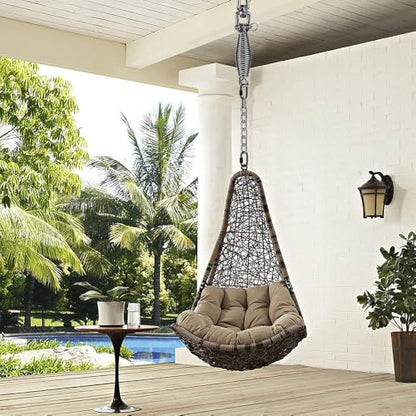 Dolibest Hammock Chair Hanging Kit, Heavy Duty Swing Hanger and 3.28ft Chain with Spring (6MM), Wall Ceiling Hooks for Yoga Indoor Playground Hanging Chair Hammock Chair4 Screws, 4 Expansion Screws - color: Swing Hanger With 39'' Chain+spring-1