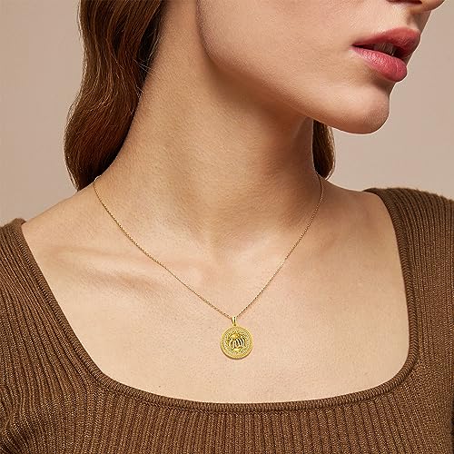 PRAYMOS 925 Sterling Silver Religious Islamic Necklace/Irish Triquetra Celtic Knot Pendant Jewelry Gift for Women - style: 2-Allah necklace gold