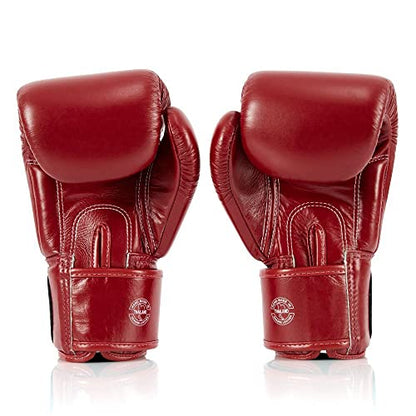 Fairtex BGV1 ONE Muay Thai Boxing Sparring Gloves - color: Red, size: 16 oz