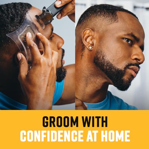 The Cut Buddy Original Shaping Tool, Clear Beard and Hairline Template with Bonus Tracer Pencil, As Seen on Shark Tank - style: The Cut Buddy Original