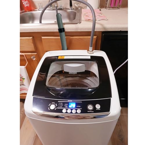 Universal Adjustable Washing Machine Drain Hose Holder Hook, Flexible Laundry Tub Discharge Hose Clip - Perfect for firmly fixing the washing machine hose in the sink for drainage.- No Hose