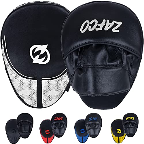 Boxing Mitts for Muay Thai MMA Sparring Training Punching Focus Punch Target Mitts and Pads - color: White