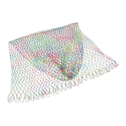 FABULETTA Fishing Landing Net Replacement for Carp, Lightweight Nylon Mesh Net with 2cm Large Holes, High Strength up to 75kg Load, Nine-Wire Braid Design for