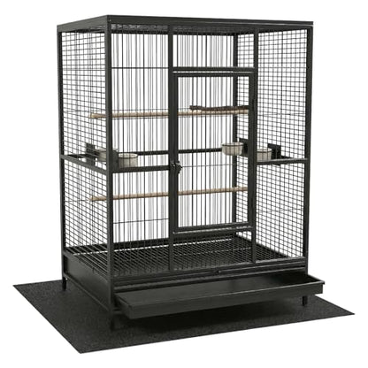 Under Pet Cage Mat for Bird Cages, Dog Kennels, Reptile Aquariums, Dog Kennels, Water-Resistant Pad for Hard Floors and Surfaces (X-Large) - size: X-Large