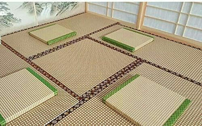 HUAWELL Japanese Traditional Interior Igusa Unit Tatami 1 Inch Thickness (Brownish Green, 70cm*70cm) - color: Brownish Green, size: 2'4" x 2'4" (Rectangular)