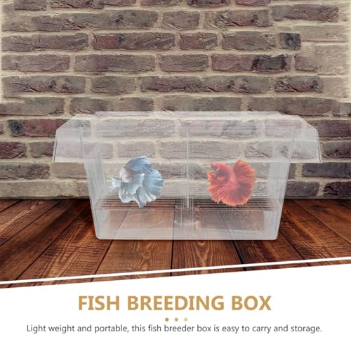 2pcs Fish Breeding Box with Double-Layer Floating Design Aquarium Nursery Incubator Hatchery Divider for Fry and Shrimp Cultivation