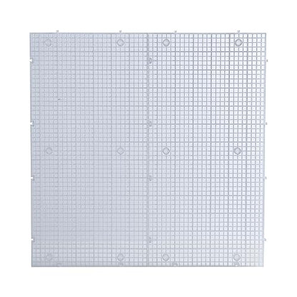 Aquarium Grid Isolate Board Divider Fish Tank Bottom Black Filter Tray Plastic Crate (8pcs) - size: 8pcs