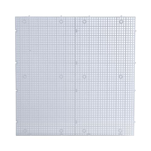 Aquarium Grid Isolate Board Divider Fish Tank Bottom Black Filter Tray Plastic Crate (4pcs) - size: 4pcs