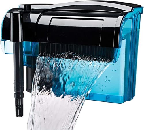 Penn-Plax Cascade 300 Power Filter – Hang-On Filter with Quad Filtration – Great for Freshwater and Saltwater Setups(Pack of 6) - size: Cascade 300 (Pack of 6)
