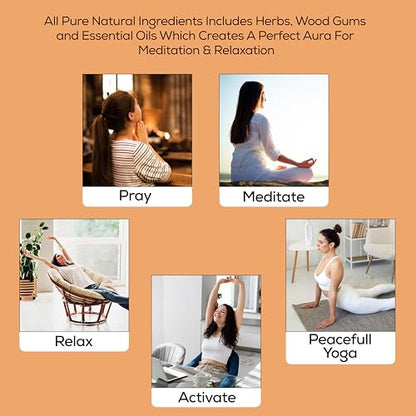 Raajsee Cinnamon Incense Sticks 100gm, Charcoal Free - !00% Natural - Organic Non-Toxic Insence Sticks, Inscents Made with Upcycled Flowers, Meditation Gifts – Spiritual Cleansing - color: Cinnamon
