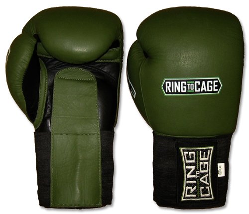 Deluxe MiM-Foam Sparring Boxing Gloves - Hook&Loop/Elastic Cuff for Muay Thai, MMA, Kickboxing, Boxing - size: 20oz