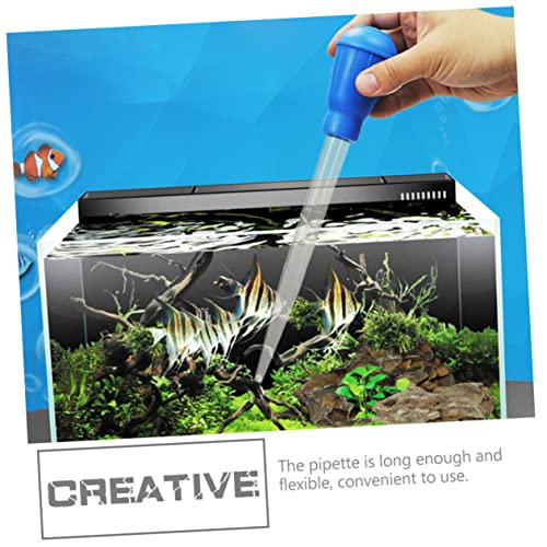 Hemoton 3pcs Aquarium Clean Pipettes Convenient Water Changer Dropper Scale for Siphoning Fish Tank Waste and Debris for Jellyfish Feeding
