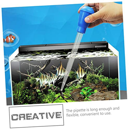 Hemoton 3pcs Aquarium Clean Pipettes Convenient Water Changer Dropper Scale for Siphoning Fish Tank Waste and Debris for Jellyfish Feeding