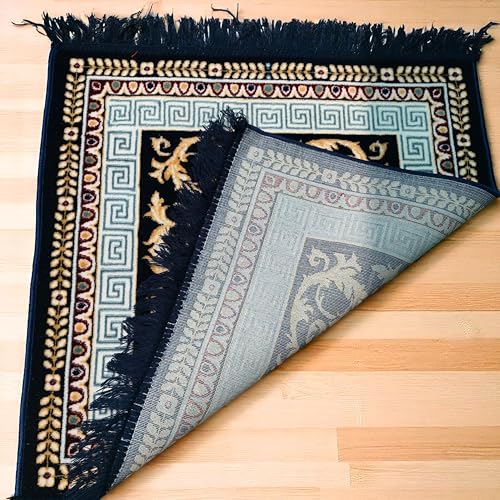 Pooja Aasan in Velvet 20 Inch – Soft Prayer & Meditation Seat, Puja Cloth Rug for Home Temple, Yoga & Daily Worship | Multi-Purpose Floor Seating Mat, Travel Mat, Mattress Mats, Car Seat Cover Decor