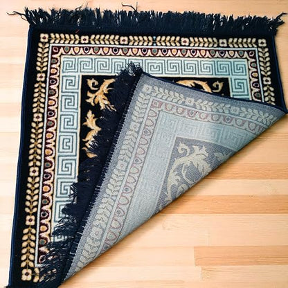 Pooja Aasan in Velvet 20 Inch – Soft Prayer & Meditation Seat, Puja Cloth Rug for Home Temple, Yoga & Daily Worship | Multi-Purpose Floor Seating Mat, Travel Mat, Mattress Mats, Car Seat Cover Decor