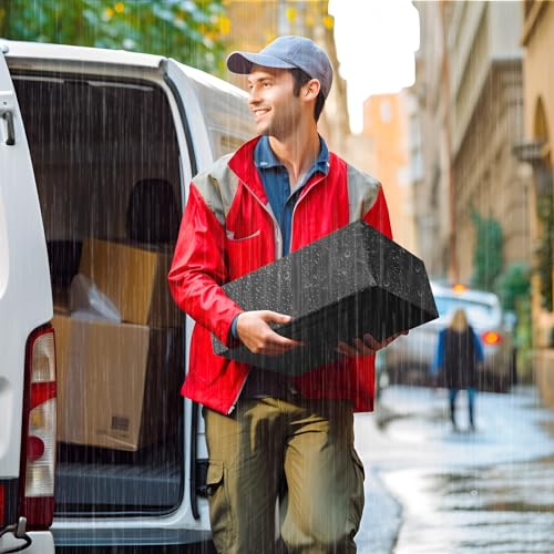 Famagic 200pcs Poly Mailers 10x13 Inch Shipping Bags Black Shipping Envelopes Self Seal Mailers Bags Waterproof and Tear-Proof Packaging Bags - color: Black, size: 10x13