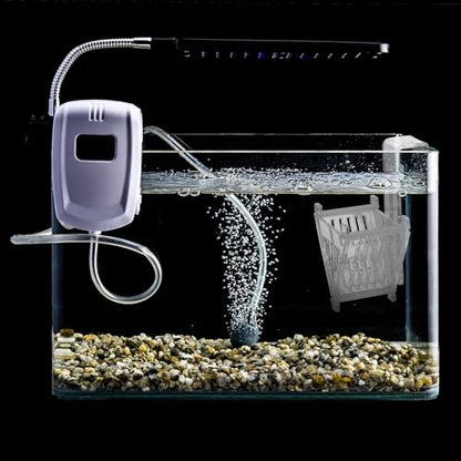 ULTECHNOVO Acrylic Fish Feeding Cup Aquarium Worm Feeder Cone-Shaped Fish Food Holder with Hook for Chilled Bloodworms