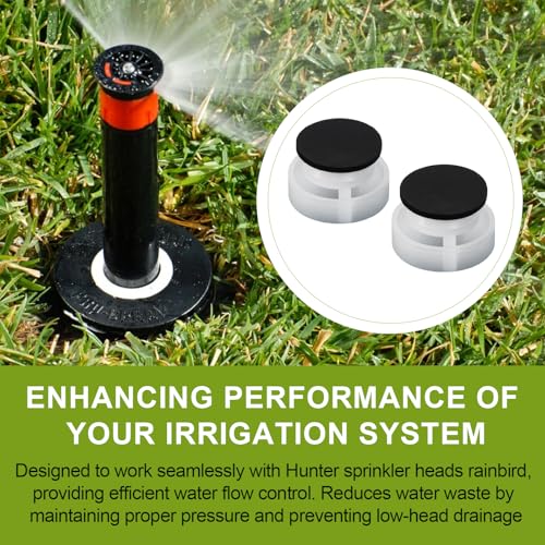 Sprinkler Check Valve 437400 Compatible With Hunter Pro Spray Sprinkler Heads, Prevents Backflow & Protect Water Supply for Hunter Check Valves (2 Sets)
