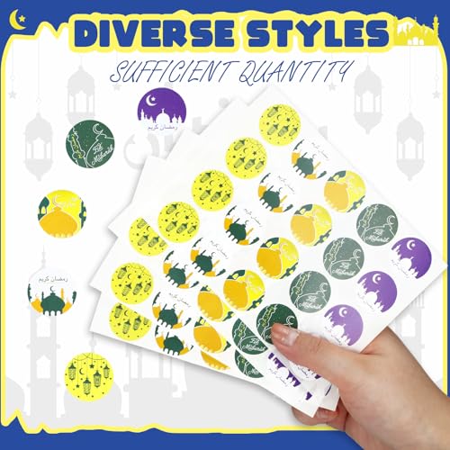 TecUnite 130 Pcs Ramadan Gifts 2026 Eid Mubarak Gifts Bulk for Kids Includes Eid Pencils Silicone Wristbands Islamic Stickers Ramadan Party Supplies for Kareem Basket Bag Stuffers Decoration