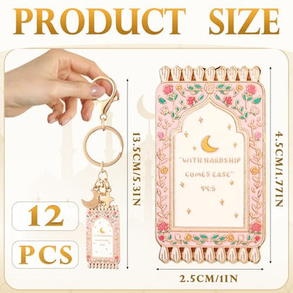 Islamic Enamel Keychains - color: Pink