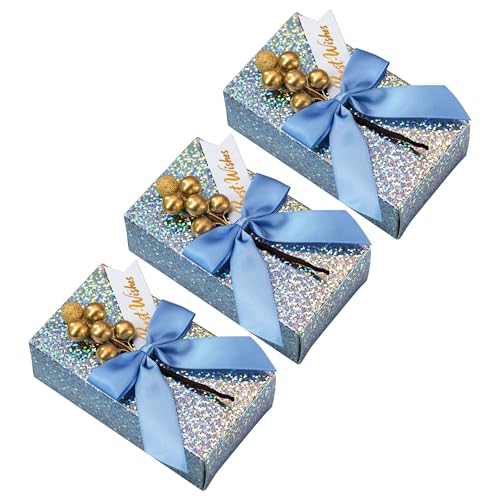 Rodvanvo 20Pcs Holographic Polka Dot Square Gift Boxes Small - color: Holographic Polka Dot Small