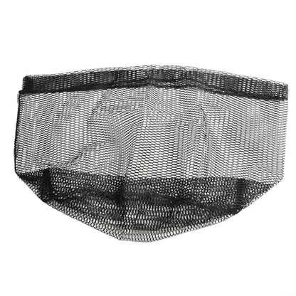 Fishing Landing Net Replacement Mesh, Nylon Netting Head for Freshwater Saltwater, Ten-Thread Weave, 30kg Load, Black, 40-50cm Diameter - size: 40cm