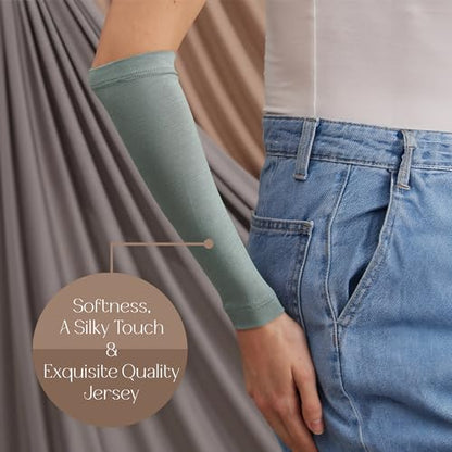 Modest Arm Cover | Jersey Arm Cover | Modest Sleeve Covering for Muslim Women - color: Mint