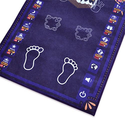 Adult Educational Interactive Prayer Mat-Islamic Gifts Muslim Purple - style: Purple-MMM