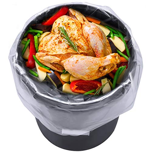 5 Gallon Bucket Liner Bags for Marinating and Brining, Food Grade, BPA Free, Extra Heavy Duty Leak Proof, Great for Food Storage, Ice Bucket, 4Mil, Pack of 12