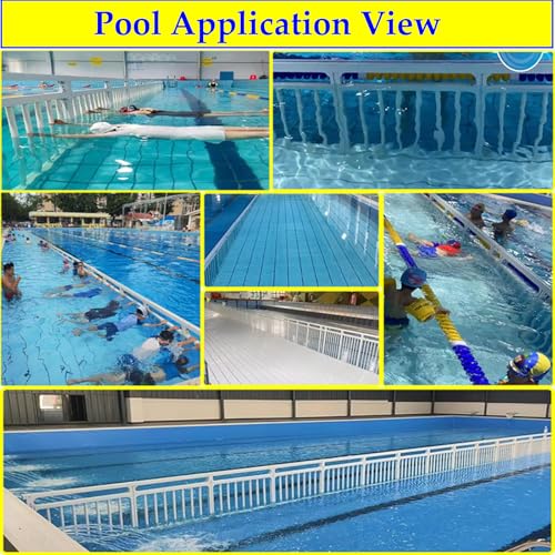 Pool Fence, Pool Underwater Partitions, Swimming Training Railing Panel for Children/Kids, Removable Pools Divider Baffle, Heavy Duty Pool Separation Guardrail(Size:L 9m/29.5ft) - size: L 9m/29.5ft