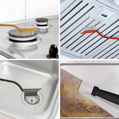 Crevice Cleaning Brush Set–12-Piece Household Gap Deep Cleaning Supplies, Perfect for Small Spaces