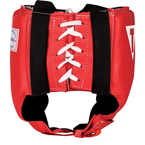 Title Boxing Amateur Competition Headgear (w/Cheeks) - Boxing Headgear, MMA Headgear, Sparring Gear, Headgear Boxing Sparring, Boxing Head Gear, Sparring Headgear, Muay Thai Headgear - color: Red, size: X-Large