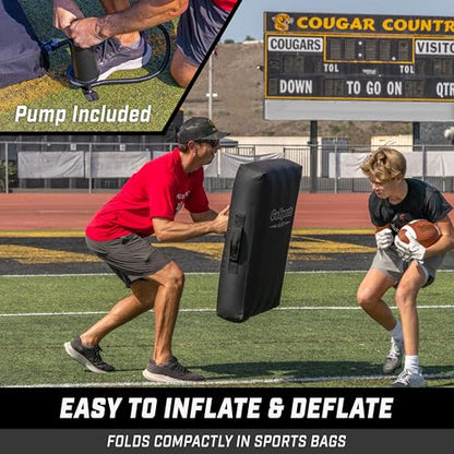GoSports Inflatable Blocking Pads - Choose Your Size - Training Equipment for Basketball, Football, Lacrosse, Martial Arts & More - style: 30" x 20"