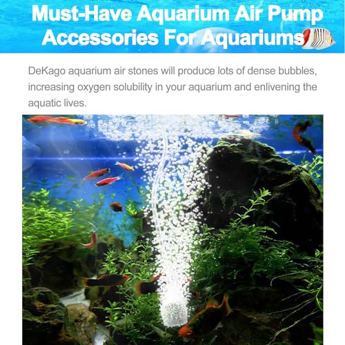 10 Pack Aquarium Air Stones - Air Pump Accessories of 1 Inch Cylinder Fish Tank Air Stone Aerator Bubble Diffuser for Nano Air Pumps Fish Tanks and Small Buckets - size: 1" 10 PCS