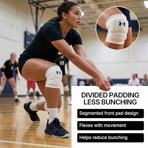 Under Armour Volleyball Knee Pads, Set of 2 - color: White, size: Youth