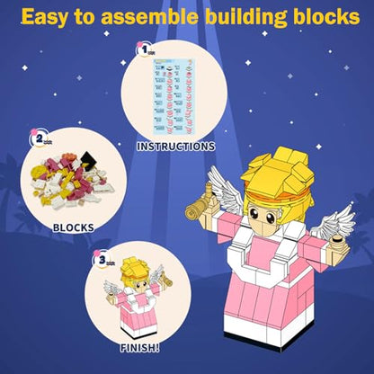 Nativity Advent Calendar 2026 Kids – 24 Days Building Blocks Kits Countdown Calendar Set, Stocking Stuffer Holiday Building Toys for Boys, Girls, Teens & Adults Ages 6+